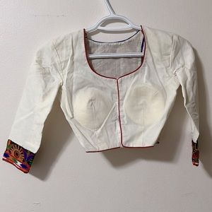 Handstitched Indian blouse, Can be worn with a saree/mix and match with lehenga.